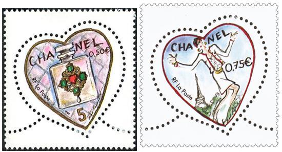 2004年 顶级奢侈品公司Chanel携手法国邮政 8欧