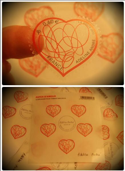 2012年最新出的情人节邮票 透明式 6欧