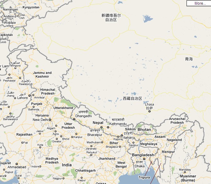 印度google地图