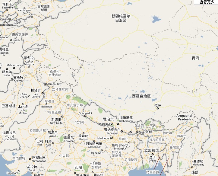 google主页地图