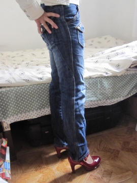 牛仔裤，2尺1的腰围