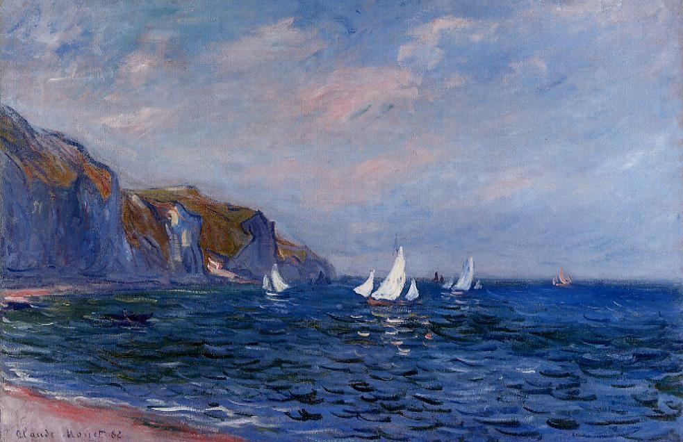 Cliffs and Sailboats at Pourville.jpg